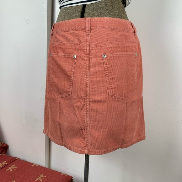 🍁 J.Crew Factory Orange Corduroy Cotton Mini - Picture 8 of 8